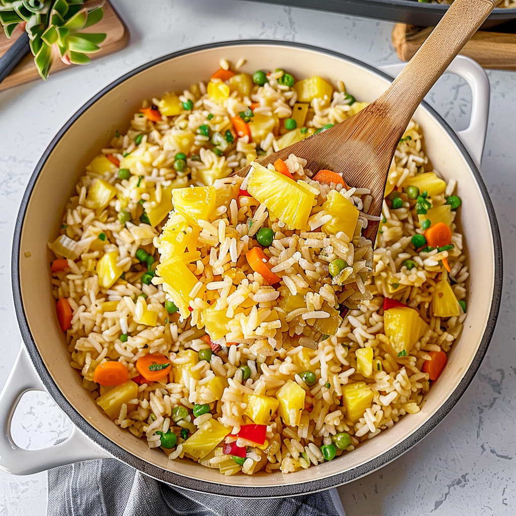Pineapple Rice Dish