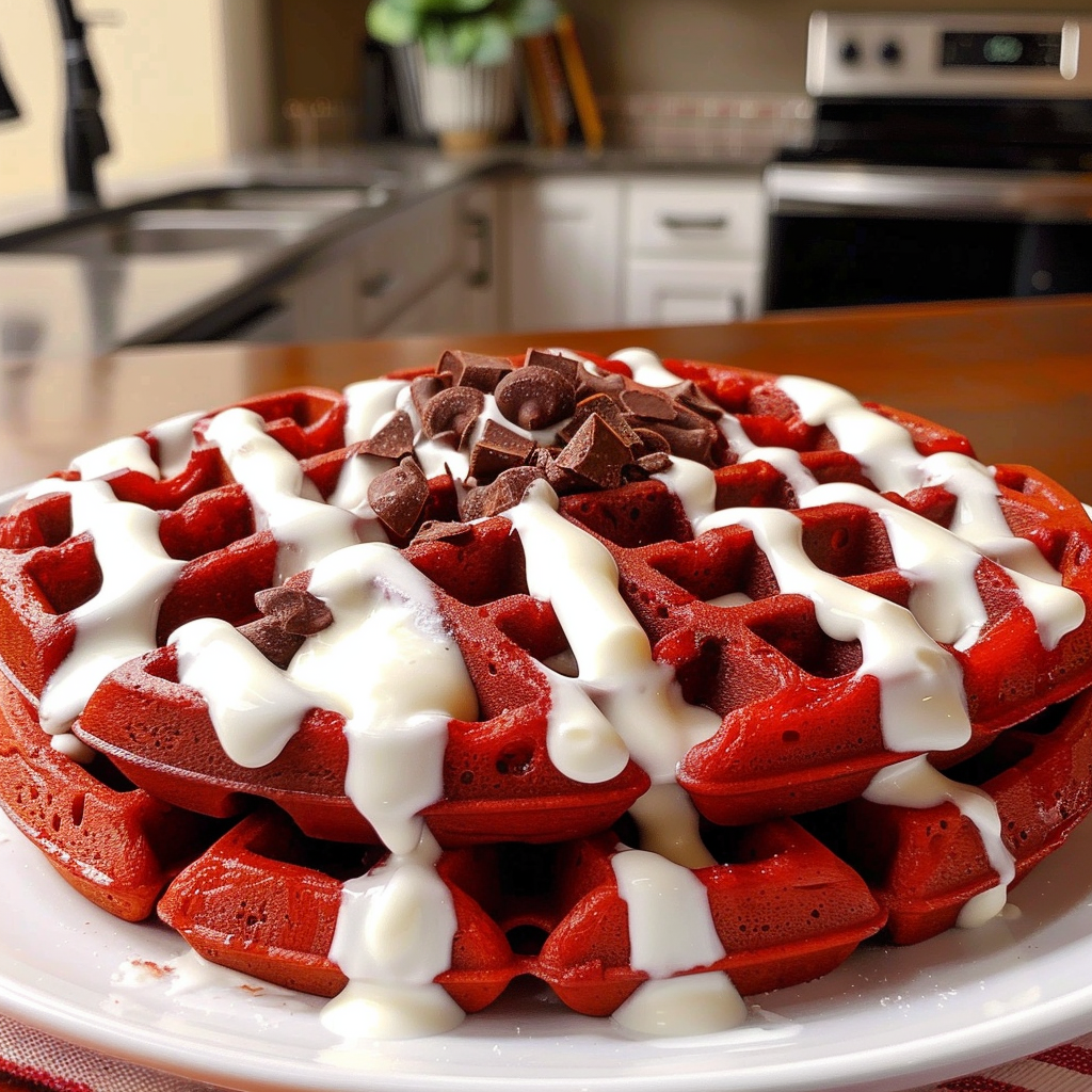 Red Velvet Waffles