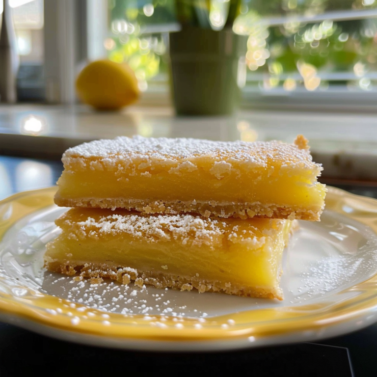 Lemon Bars Freshly Baked