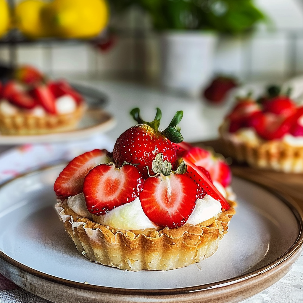 Strawberry Mascarpone Tartlets