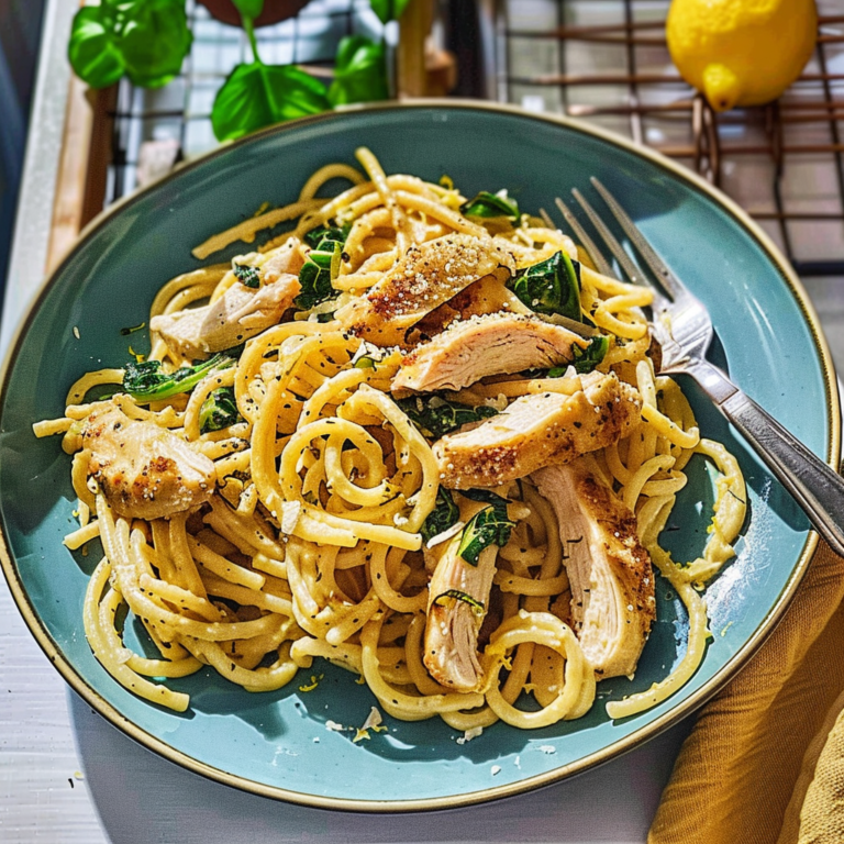 Lemon Chicken Pasta Dish