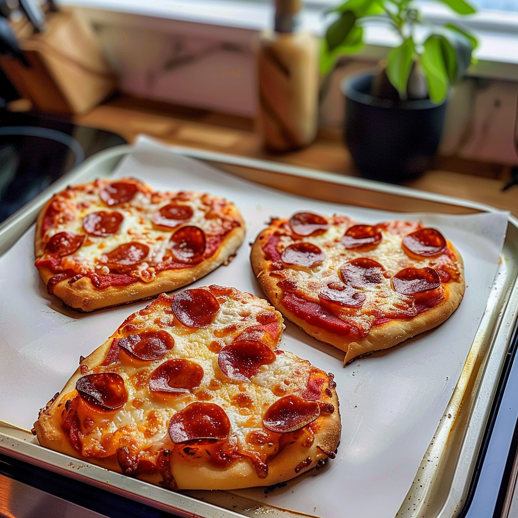 Heart Shaped Pizza