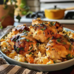 Smothered Chicken and Rice