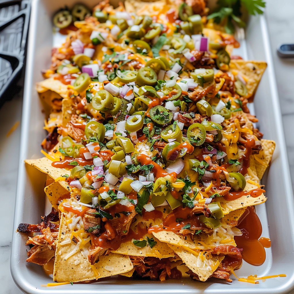 BBQ Chicken Nachos