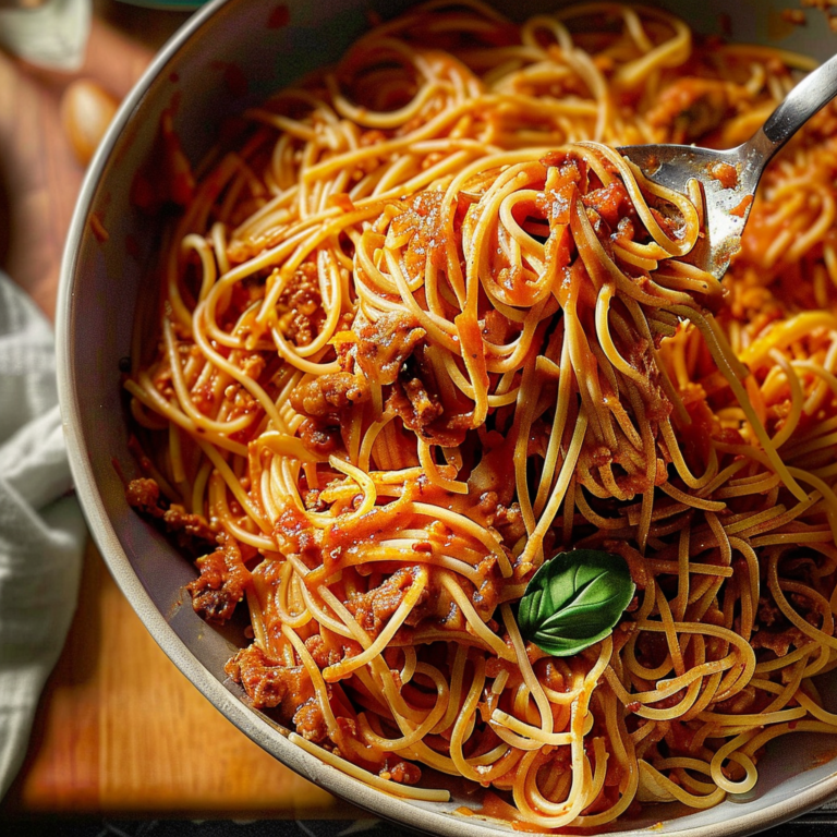 One Pot Spaghetti Dish