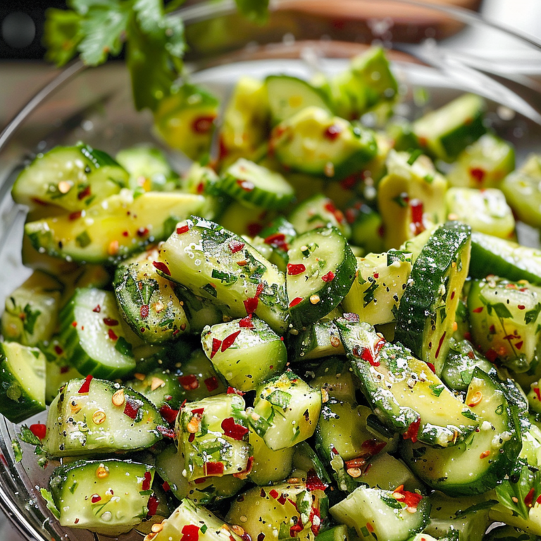 Cucumber Avocado Salad