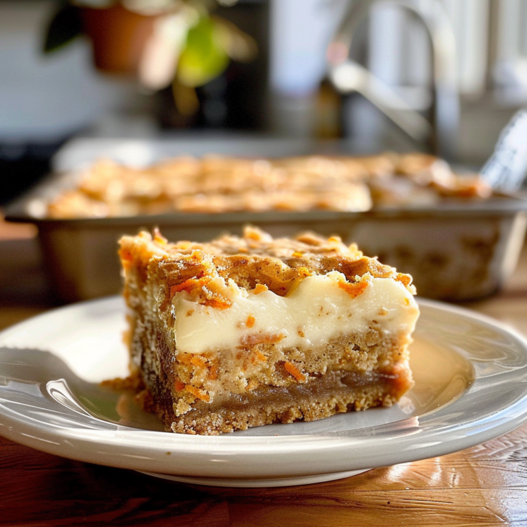 Carrot Cake Cheesecake Bars