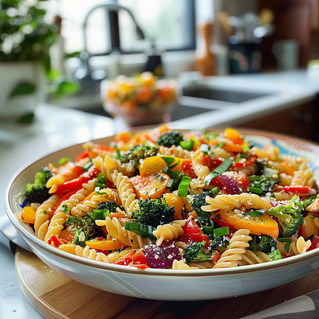Vibrant Pasta Primavera Dish