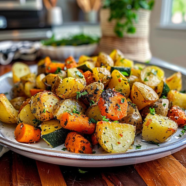 Garlic Herb Roasted Veggies