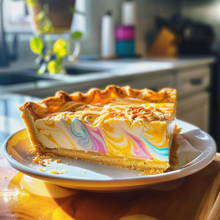 Easter Swirl Pie Freshly Baked