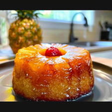 Mini Pineapple Upside Down Cakes
