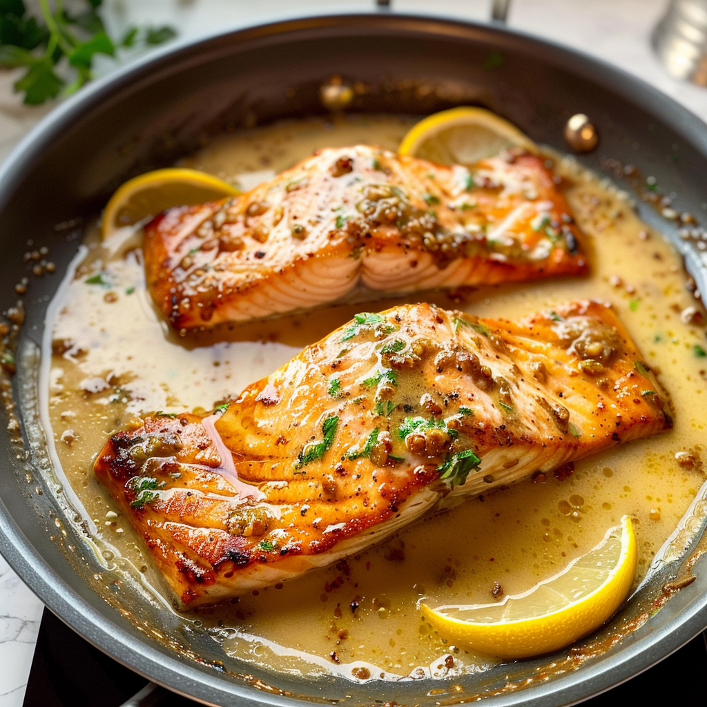 Honey Mustard Salmon Dish