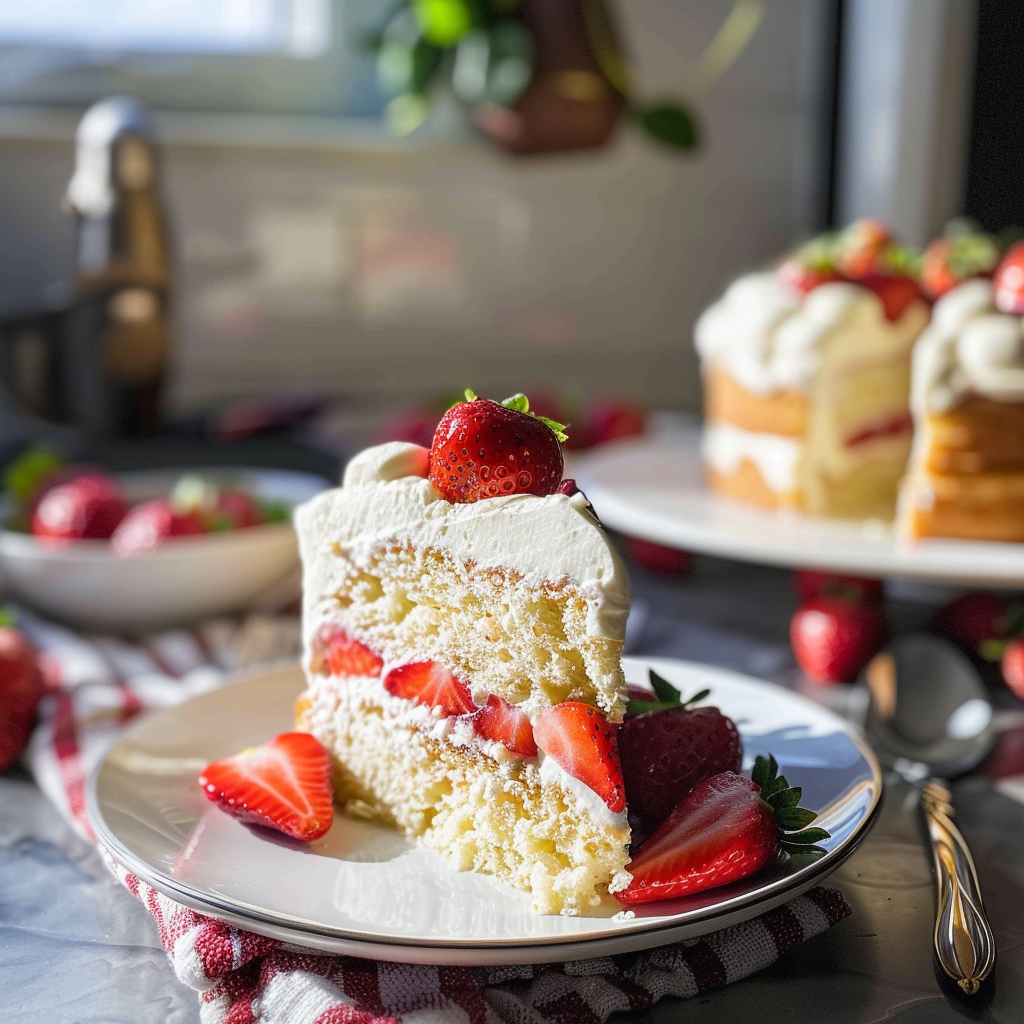 Strawberry Shortcake Cake