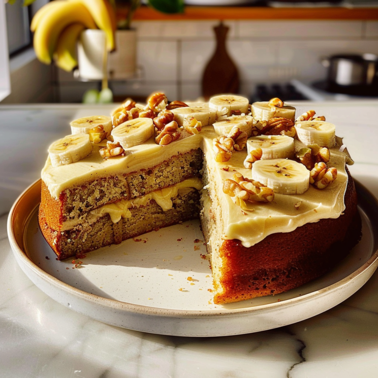 Banana Cake Freshly Baked