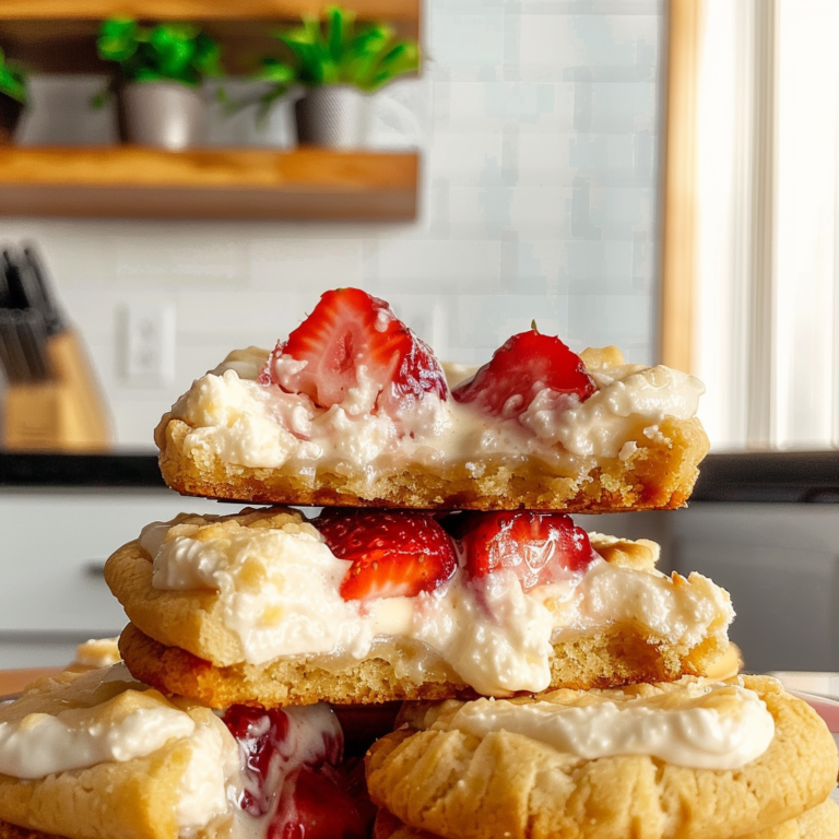 Strawberry Cheesecake Cookies