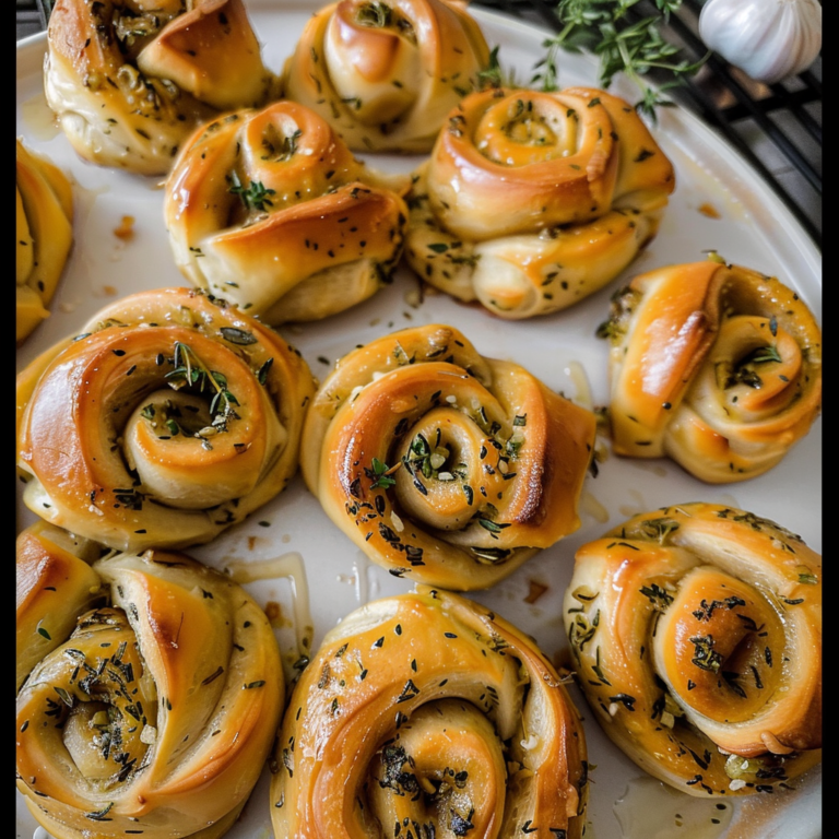 Herb & Garlic Swirl Rolls