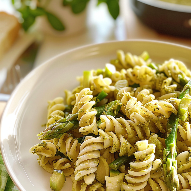 Asparagus Pesto Pasta Dish