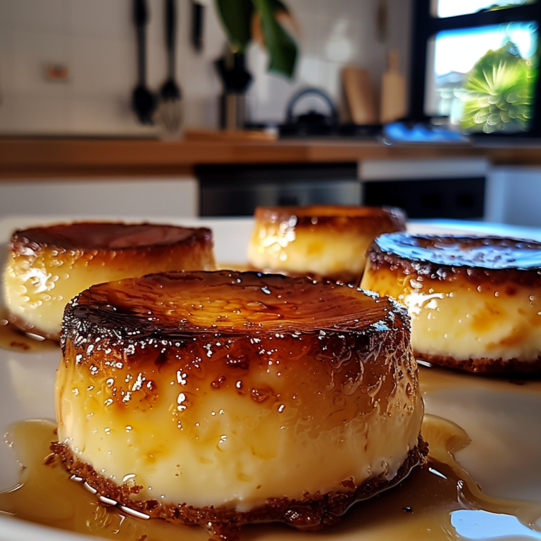 Mini Crème Brûlée Cheesecakes