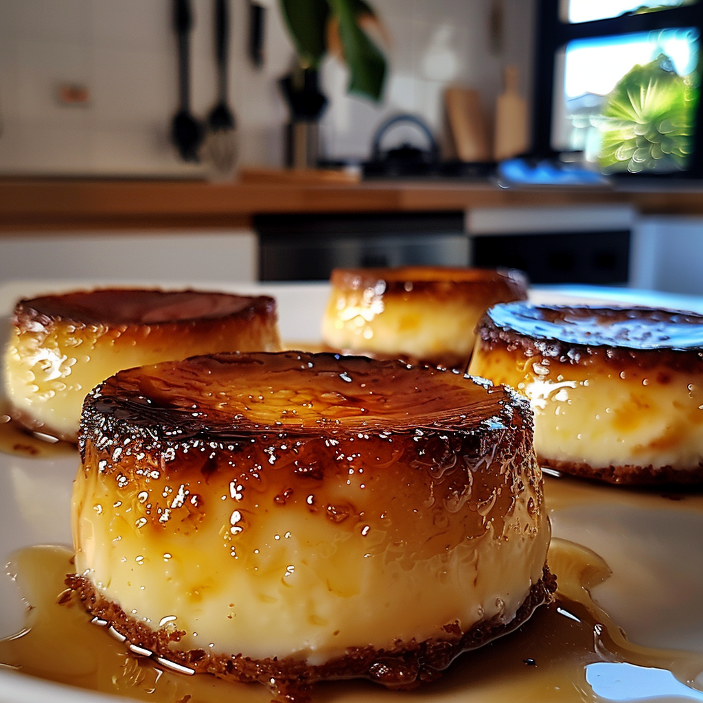 Mini Crème Brûlée Cheesecakes