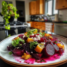 Creamy Roasted Beet Salad