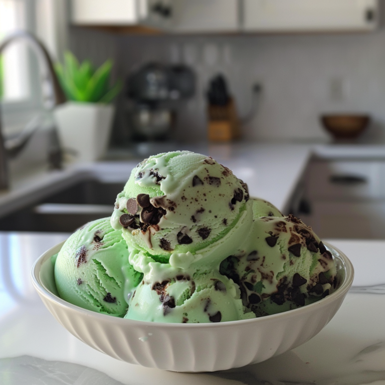 Mint Chocolate Chip Ice Cream