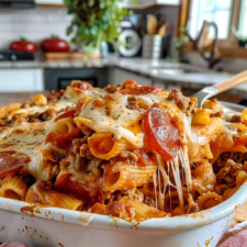 Easy Pizza Pasta Bake