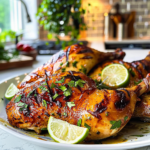 Grilled Chicken Leg Quarters Ready to Serve