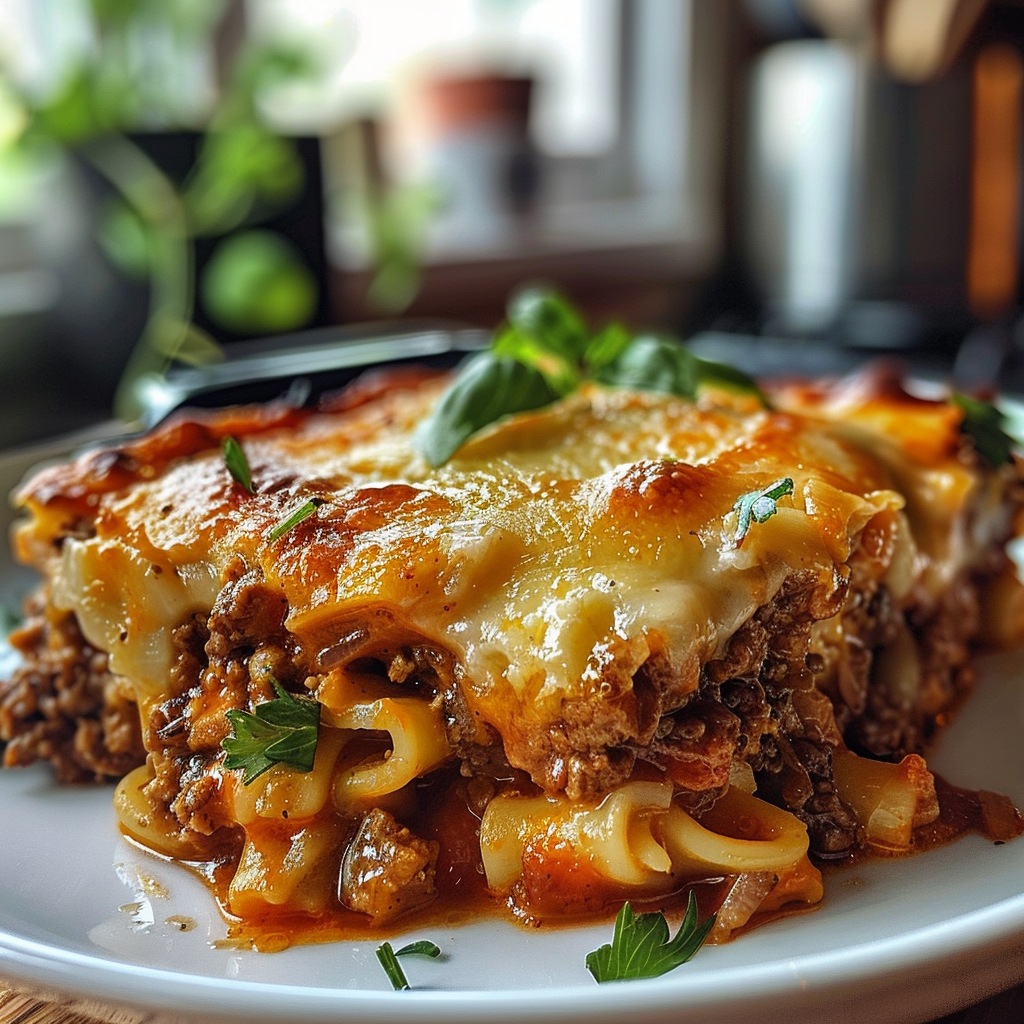 Comforting Casserole with Ground Beef Dish