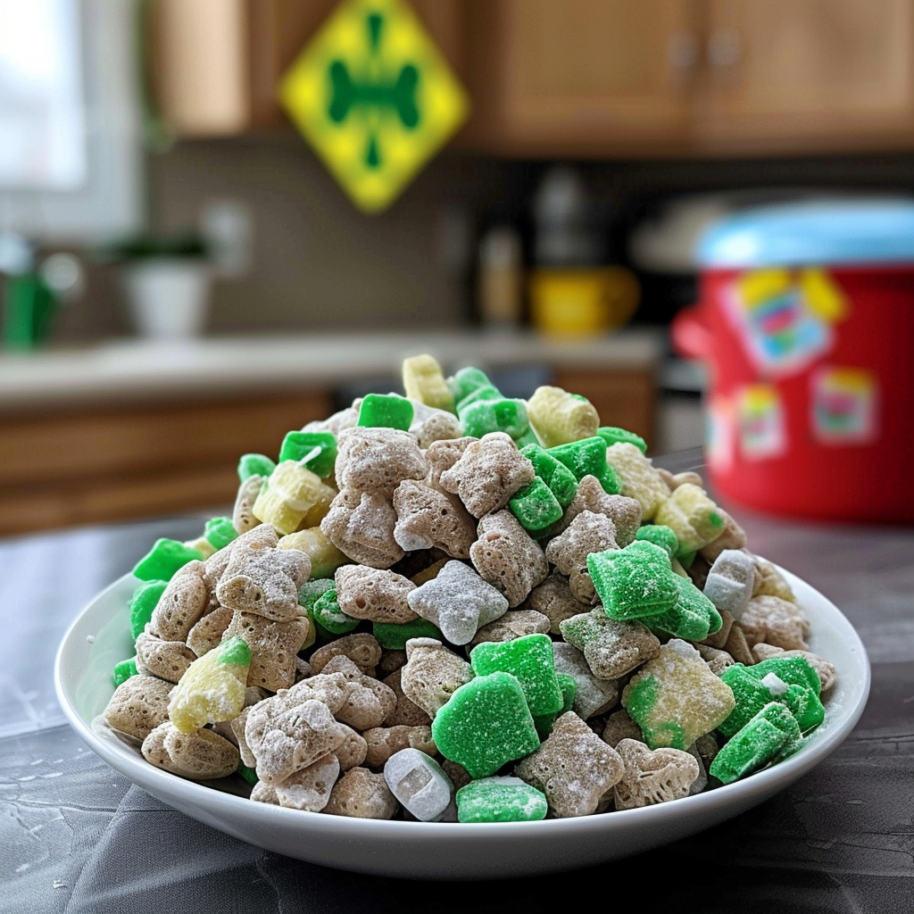 St. Patrick's Day Puppy Chow Treats