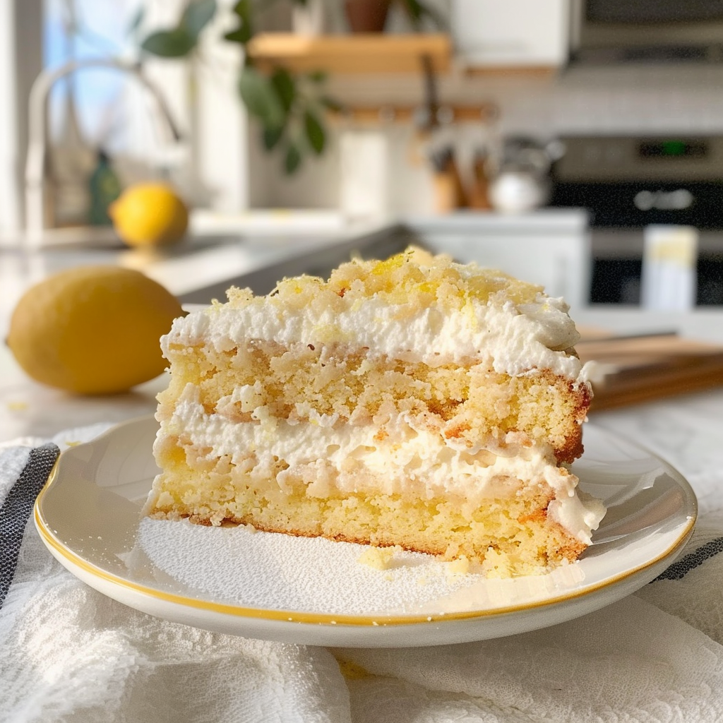 Italian Lemon Cream Cake