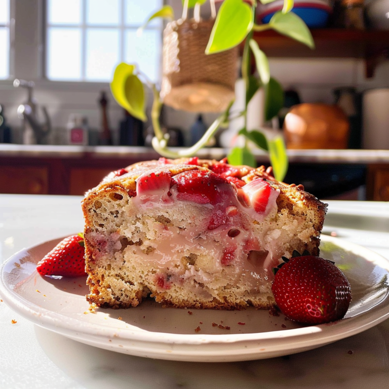 Strawberry Bread Freshly Baked Loaf