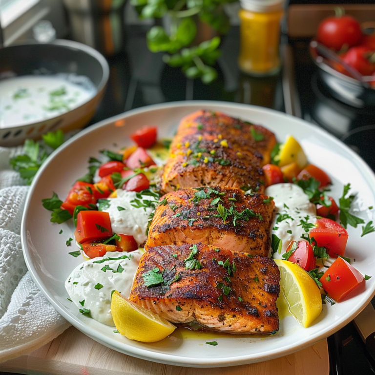 Moroccan Spiced Salmon Dish