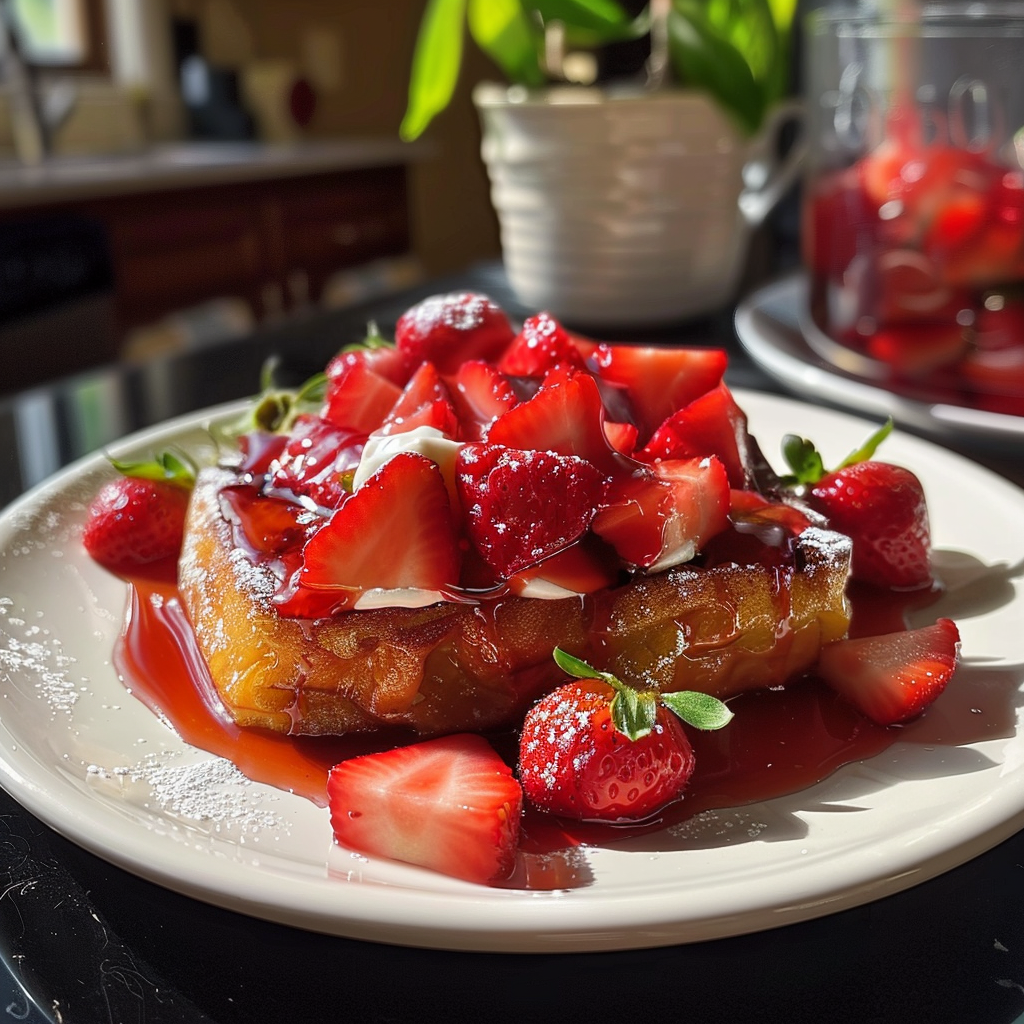 Angel Food Cake French Toast