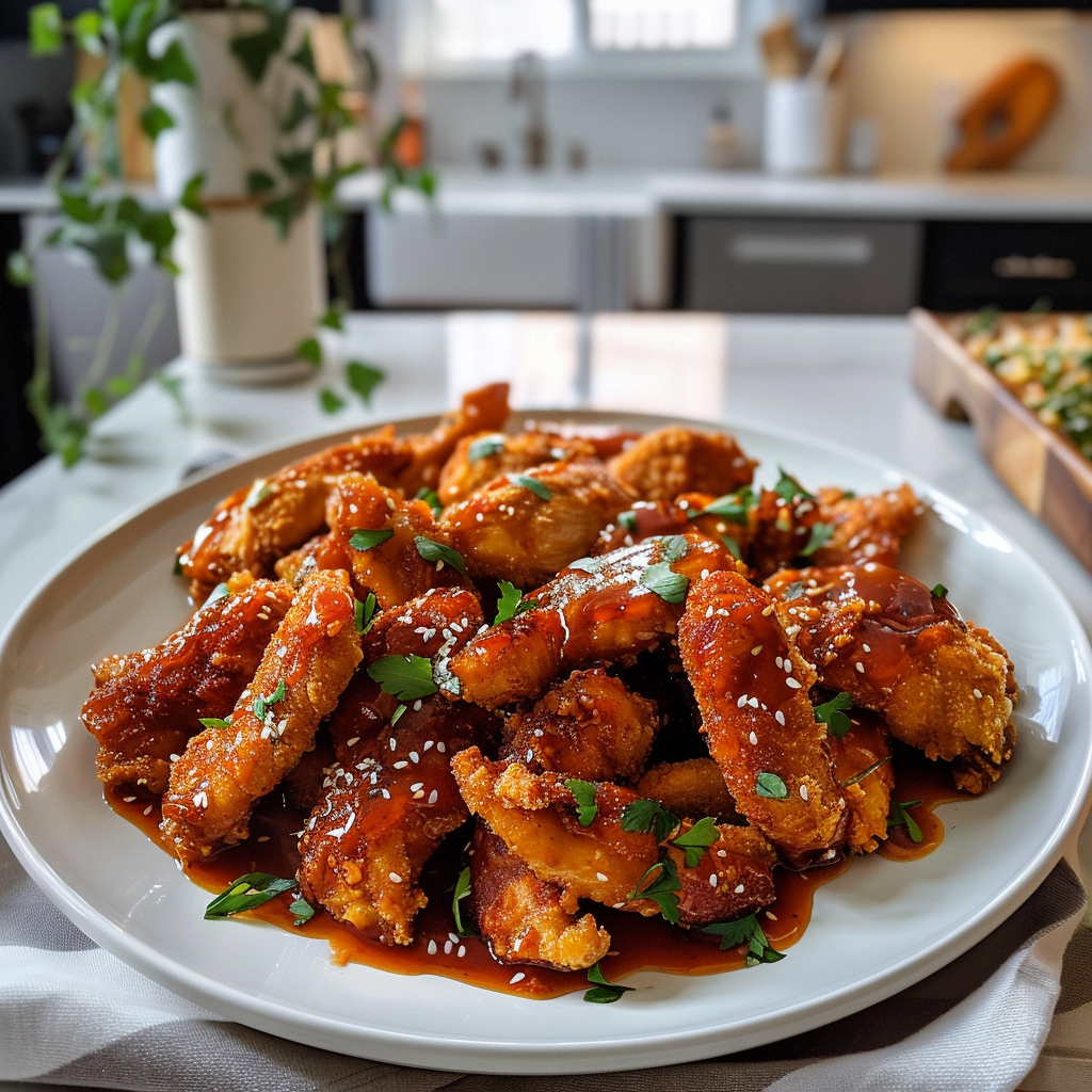 Hot Honey Chicken Dish