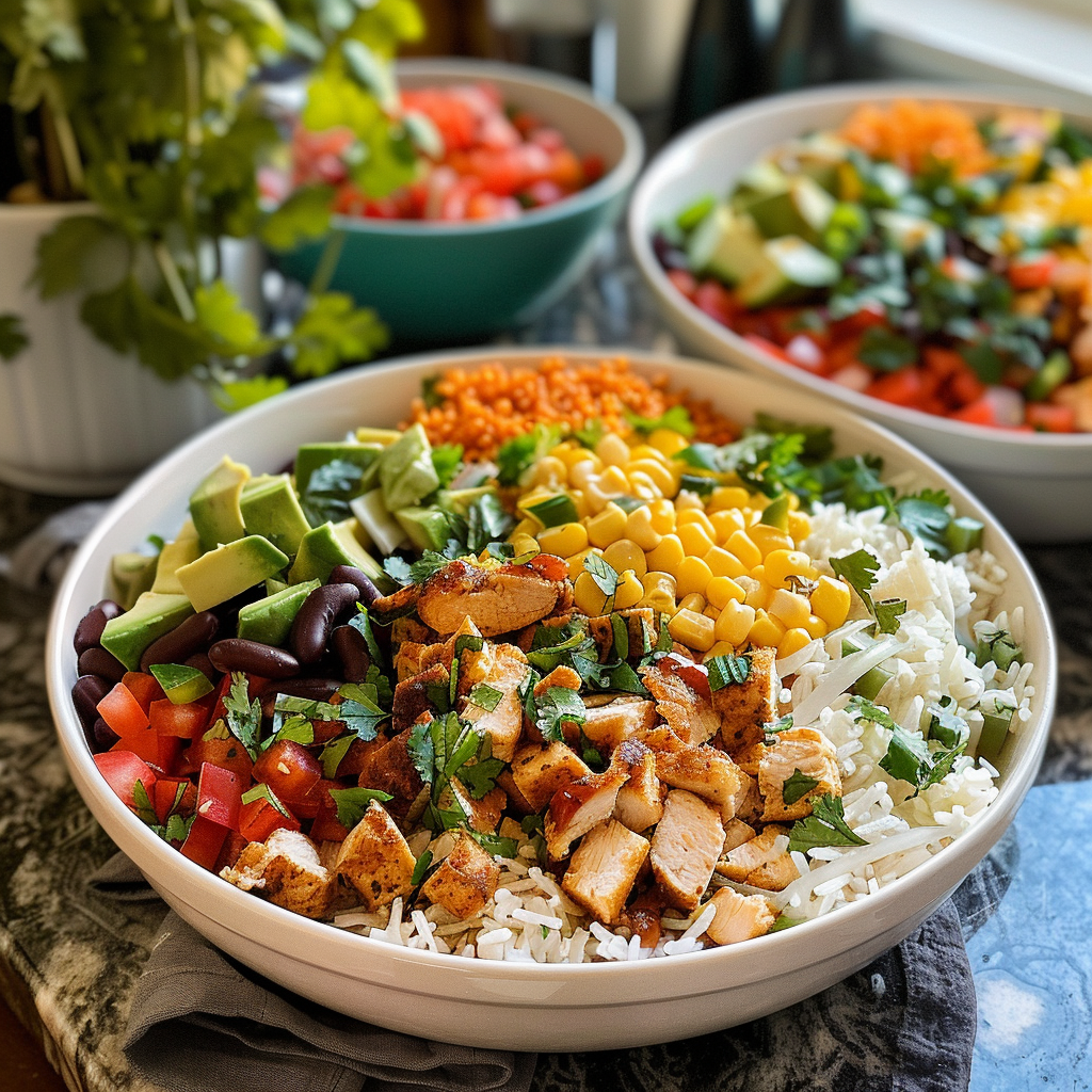 Chicken Burrito Bowls