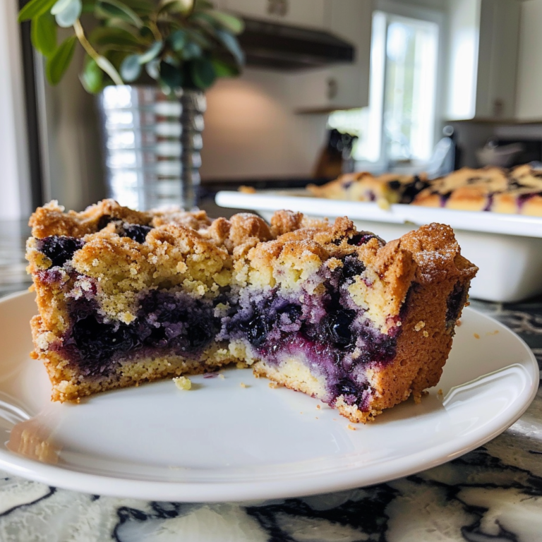Blueberry Coffee Cake Freshly Baked