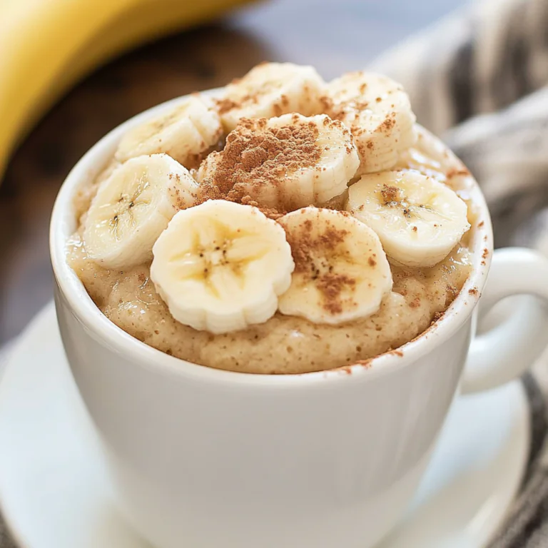 Quick Banana Mug Cake