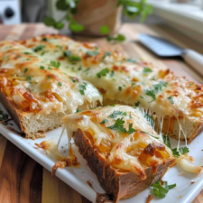 Irresistible Cheesy Onion Bread Recipe