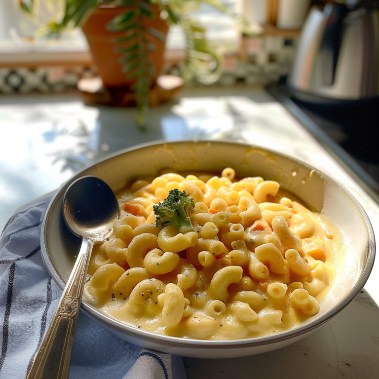 Creamy Mac and Cheese Soup