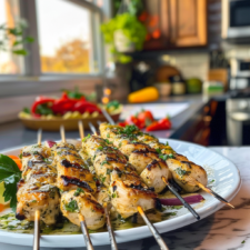 Delicious Greek Chicken Souvlaki Recipe