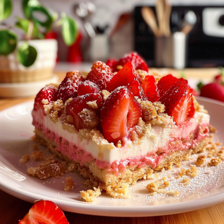 Strawberry Shortcake Bars