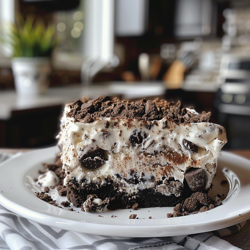Cookies and Cream Ice Cream Cake Delight