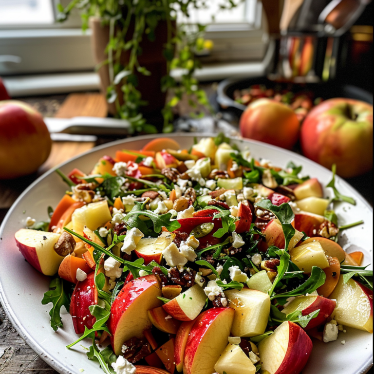 Honeycrisp Apple and Feta Salad