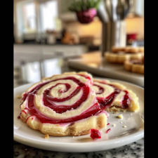 Raspberry Swirl Shortbread Cookies