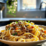 Cheesy Garlic Butter Linguine Pasta