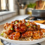 Sticky Honey Chicken Dish