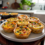 Mini Quiches in a Muffin Tin