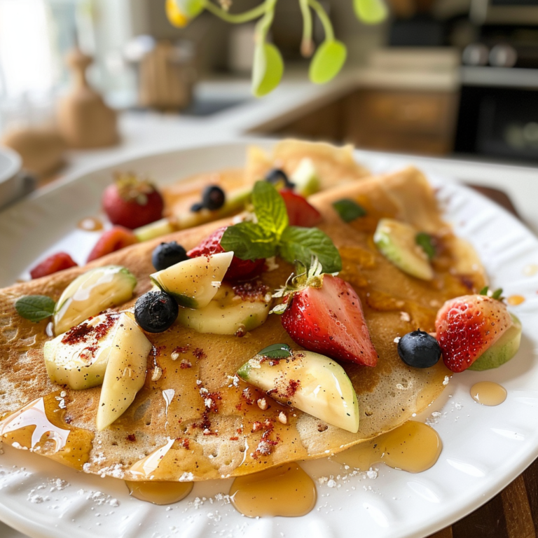 Healthy Oat Crepes