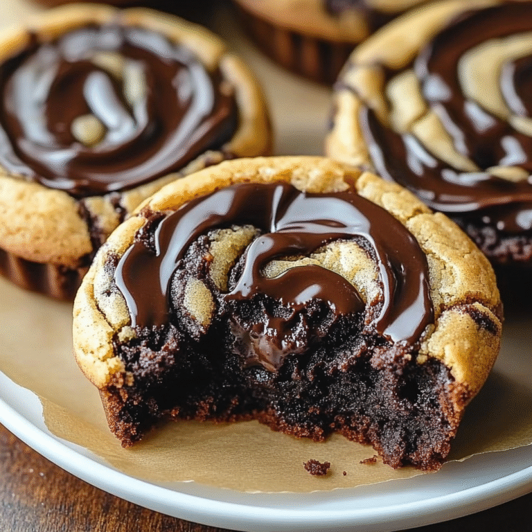 Swirled Brownie Cookies