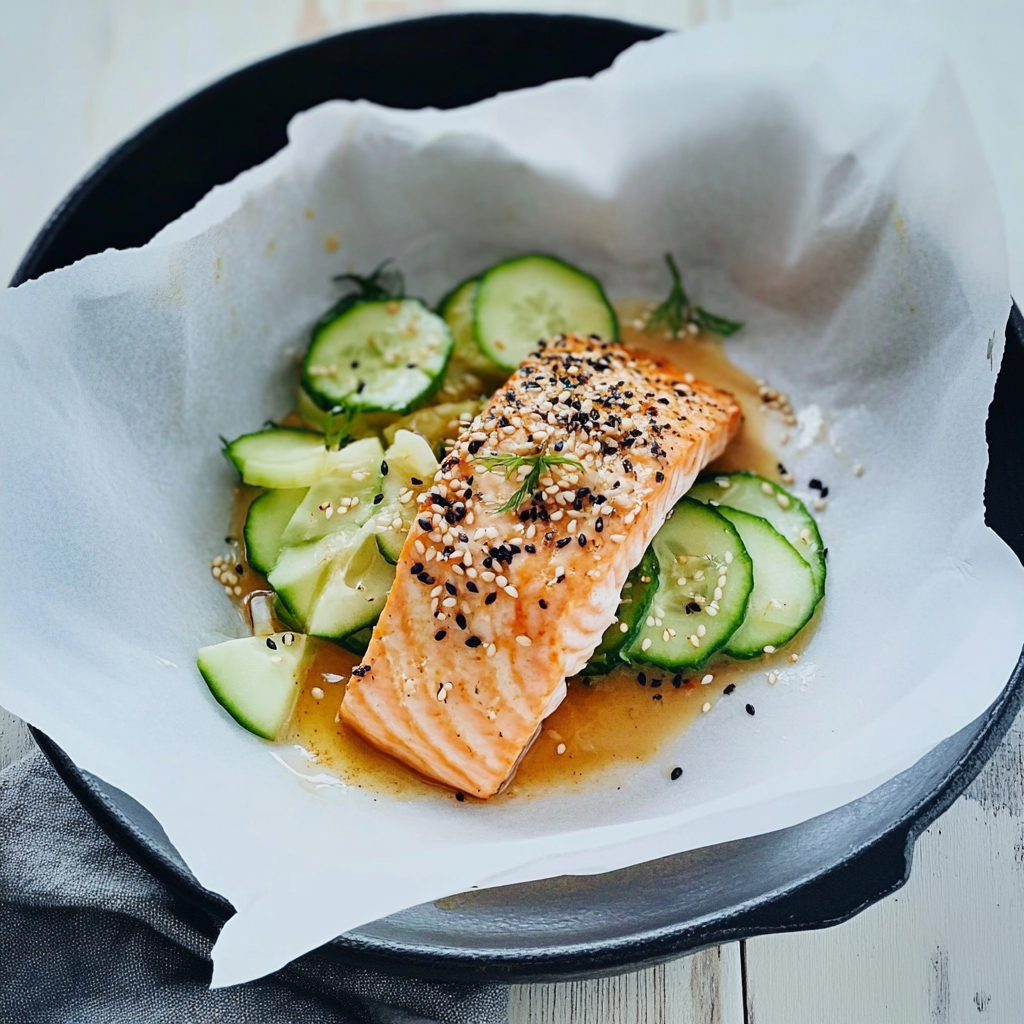 Baked Sesame-Ginger Salmon